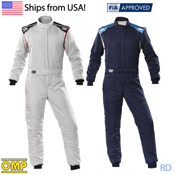 OMP - FIRST-S SFI/FIA Racing Suit | SFI-5 / FIA8856 Rated Nomex