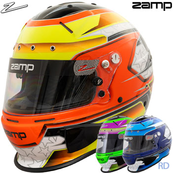ZAMP - RZ-70E Switch Helmet - SA2020 & FIA8859 Rated - Blue Orange